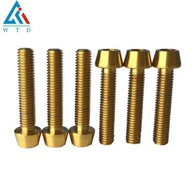 Bulloni a testa conica in titanio