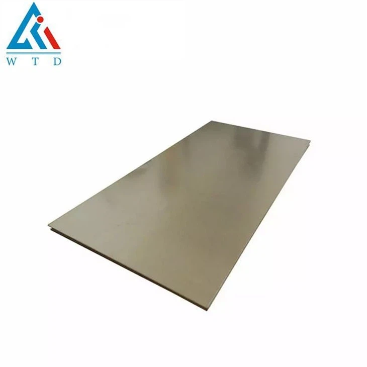Polished titanium sheet