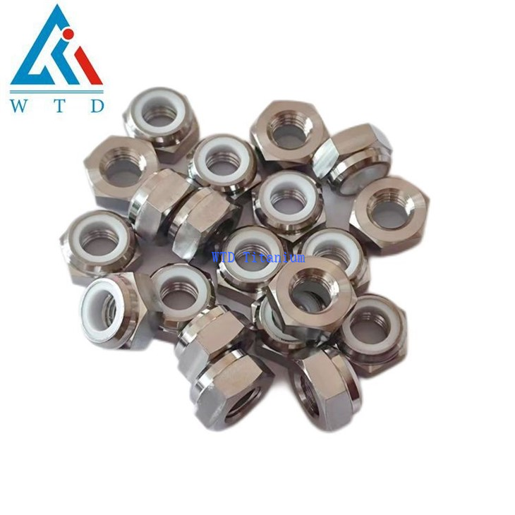 M10 titanium nylon lock nuts